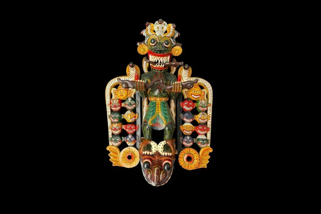 Mahakola Demon & Sanni Demons — Ariyapla Mask Museum