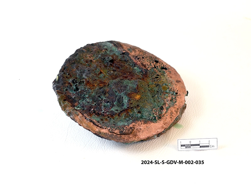 Copper ingot — related artifact at Maritime Archaeology Museum