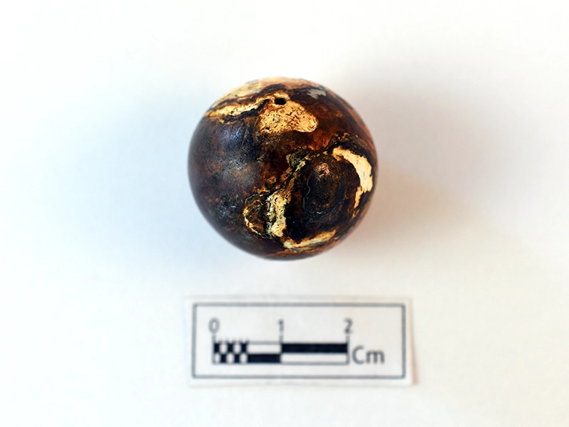 Spherical Bead- — Maritime Archaeology Museum