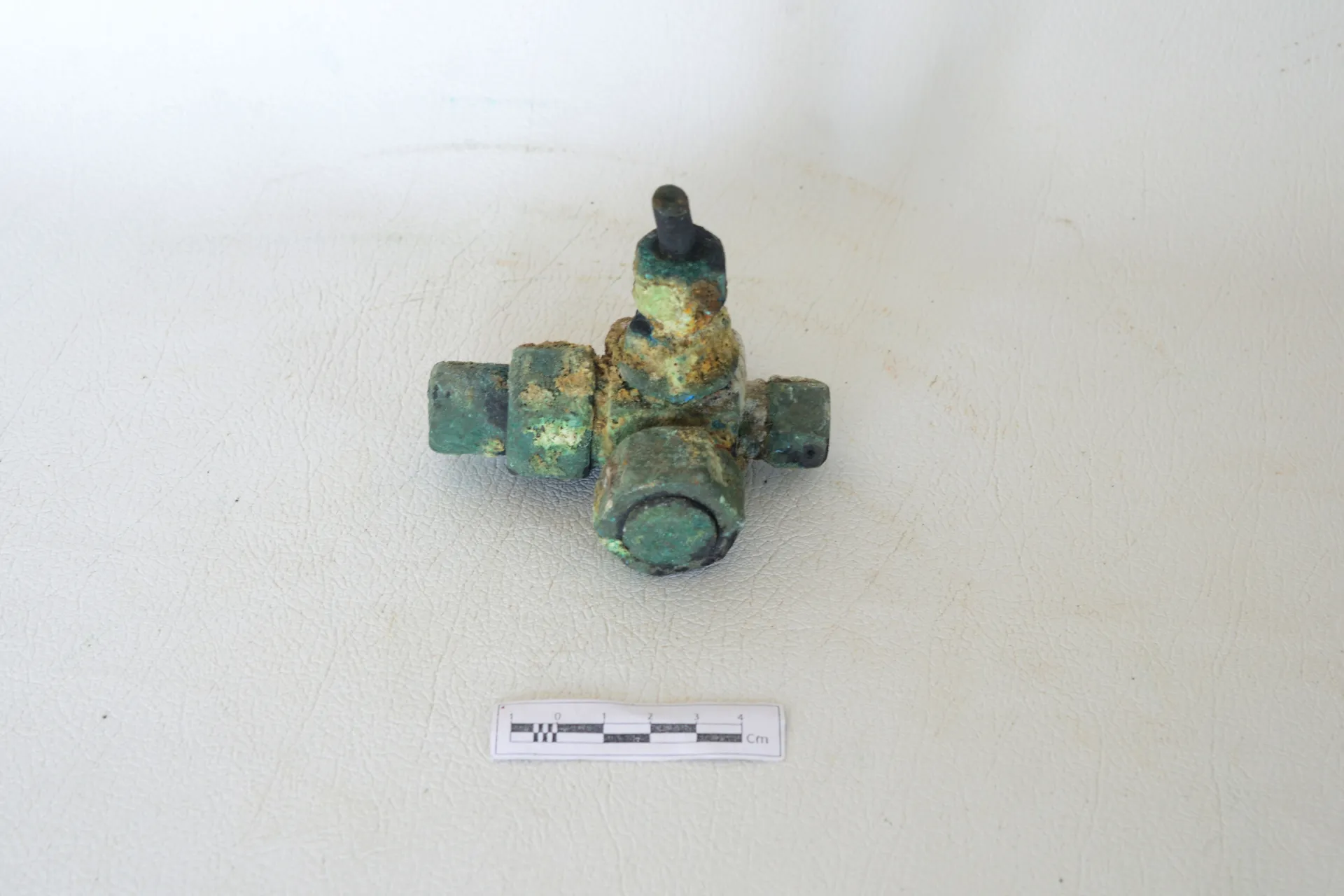 A part of copper alloy tap — Maritime Archaeology Museum