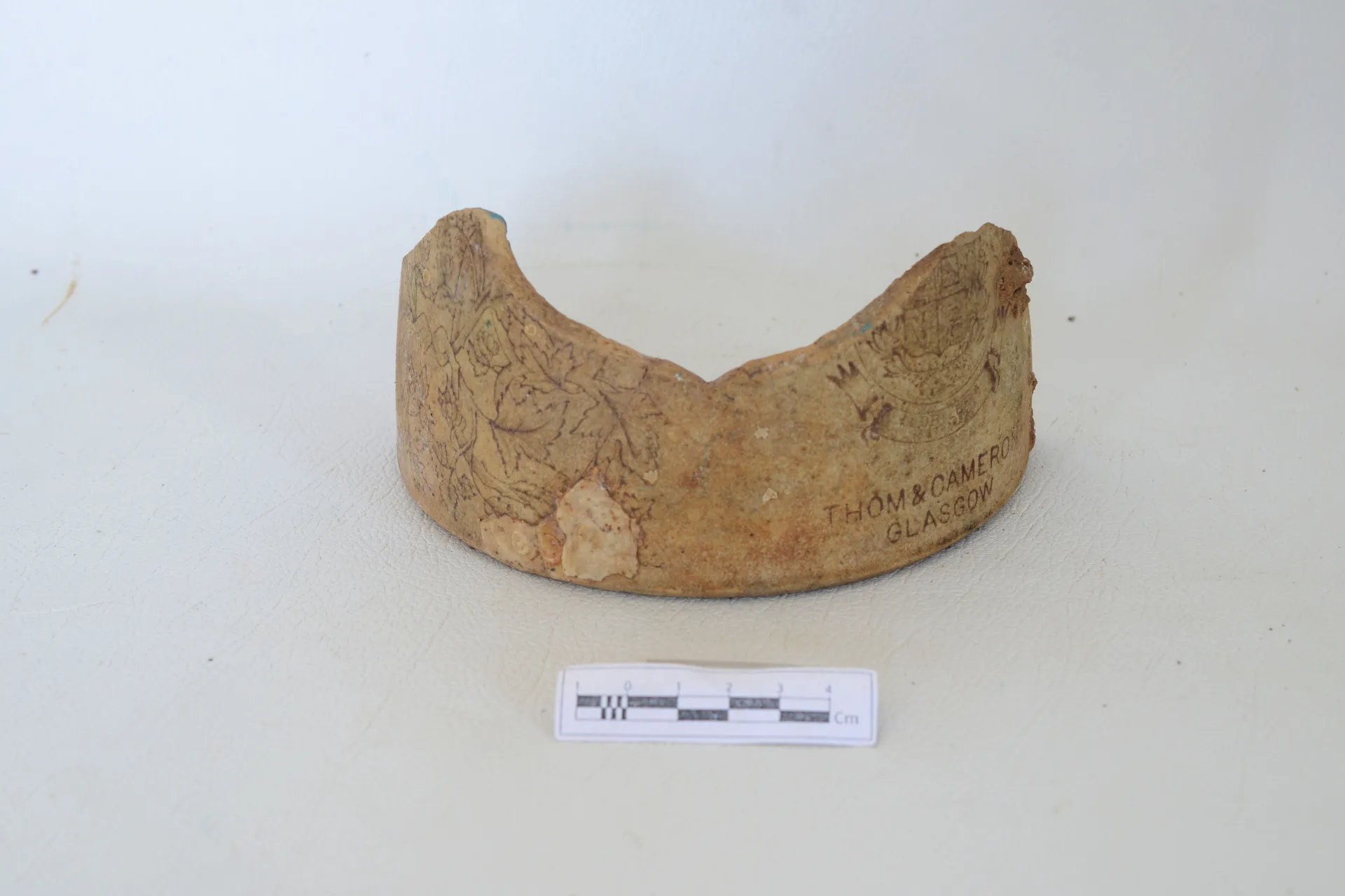 base  part of ceremic  vessel — Maritime Archaeology Museum