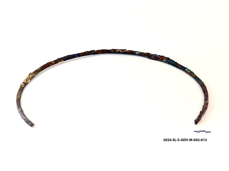 Part of a copper ring — Maritime Archaeology Museum