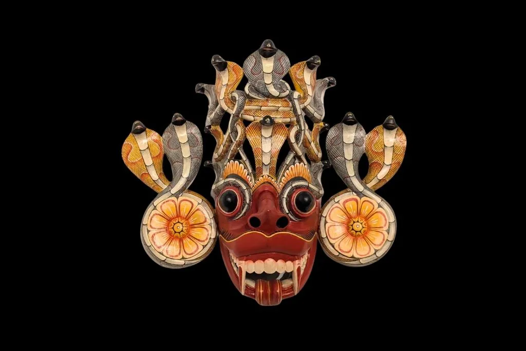 Dwi Naga Raksha — related artifact at Ariyapla Mask Museum