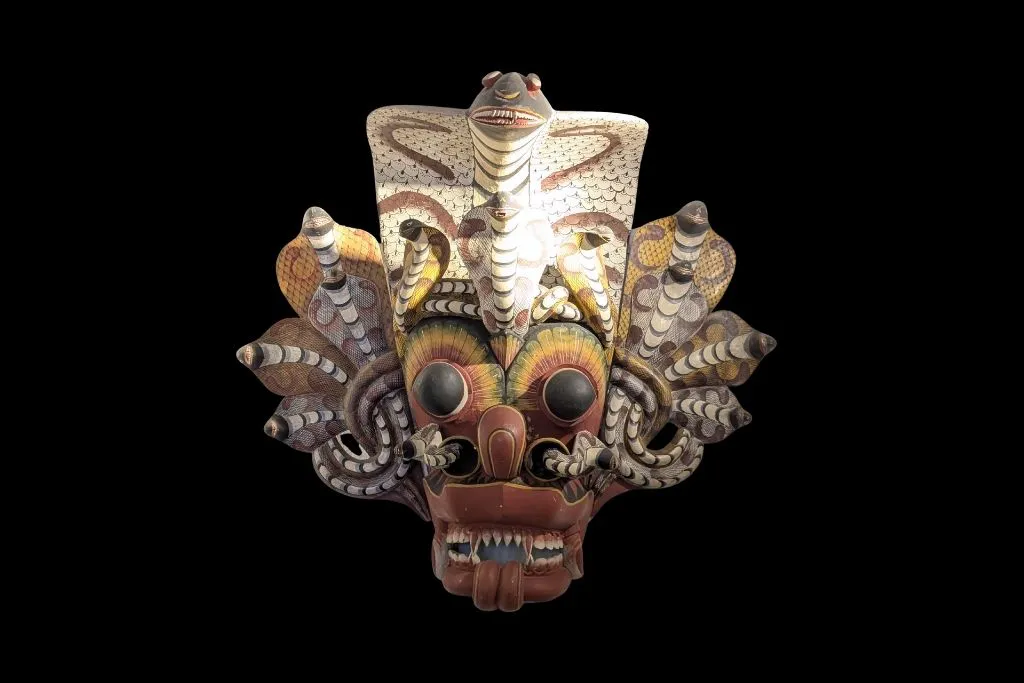 Naga Raksha — related artifact at Ariyapla Mask Museum